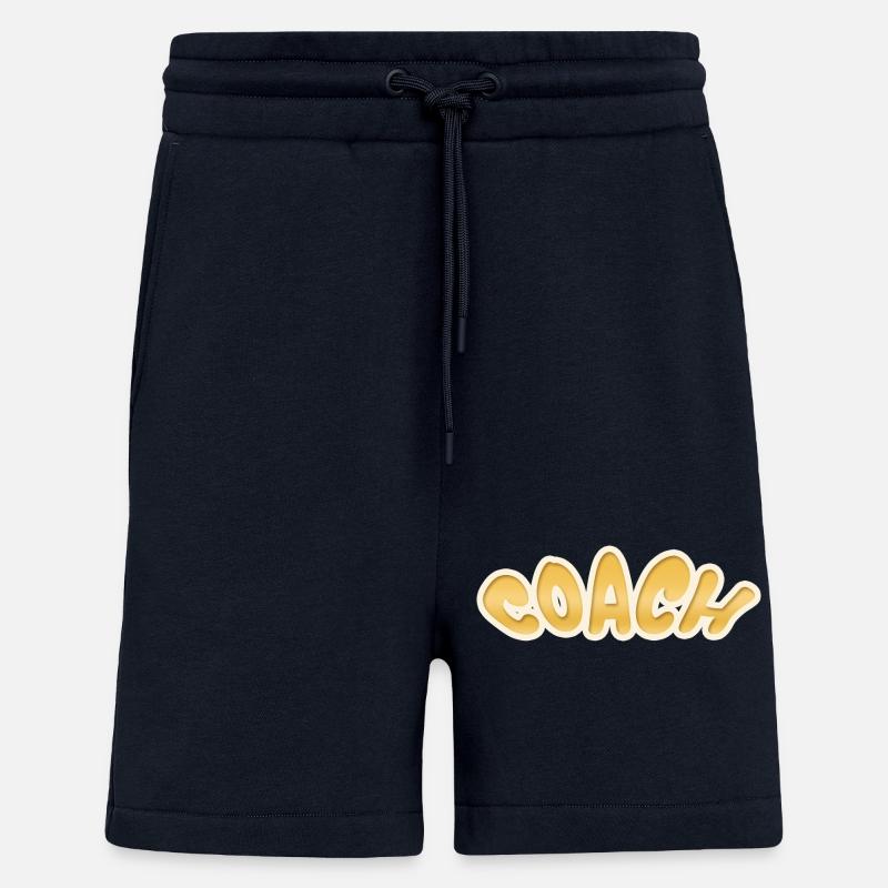 Cadeau pour Coach - Short bio décontracté fabriqué en UE - DARK NAVY