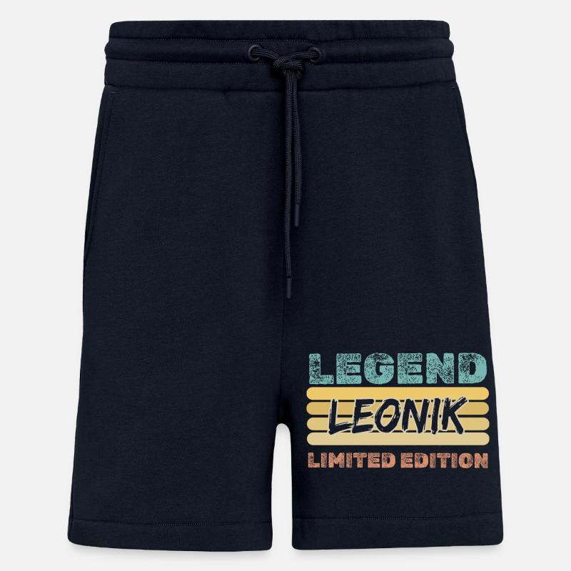 Leonik - Short bio décontracté fabriqué en UE - DARK NAVY