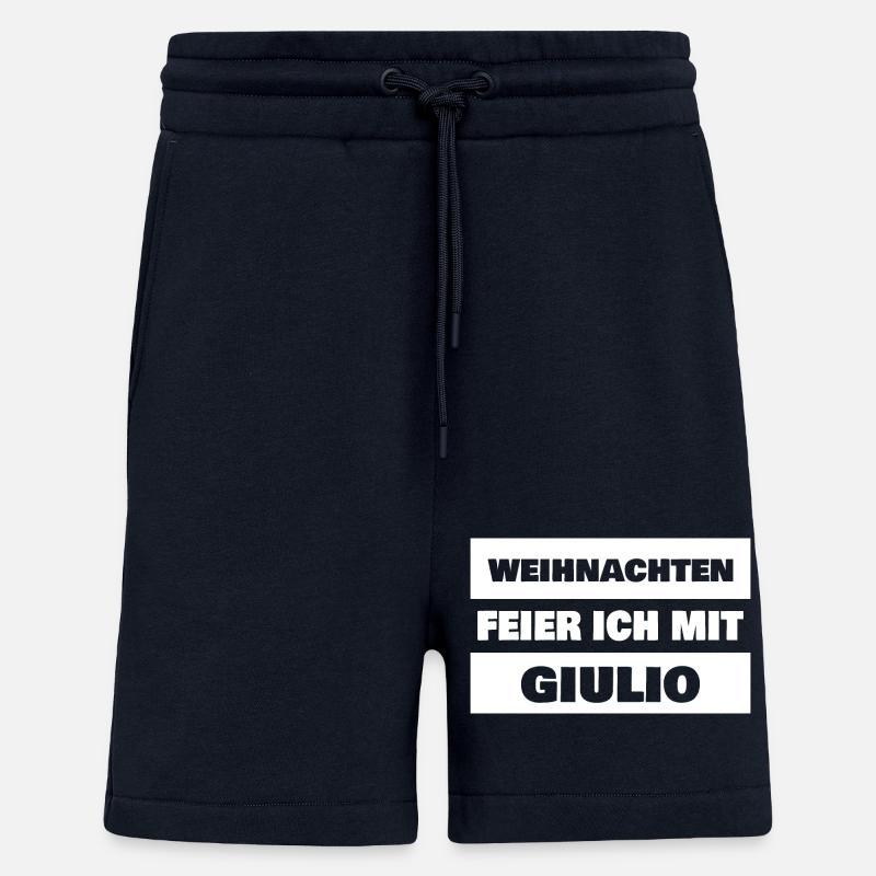 Prénom Giulio - Short bio décontracté fabriqué en UE - DARK NAVY