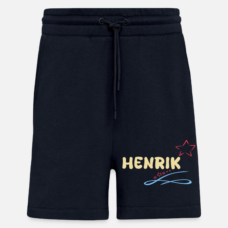 Henrik en cadeau - Short bio décontracté fabriqué en UE - DARK NAVY