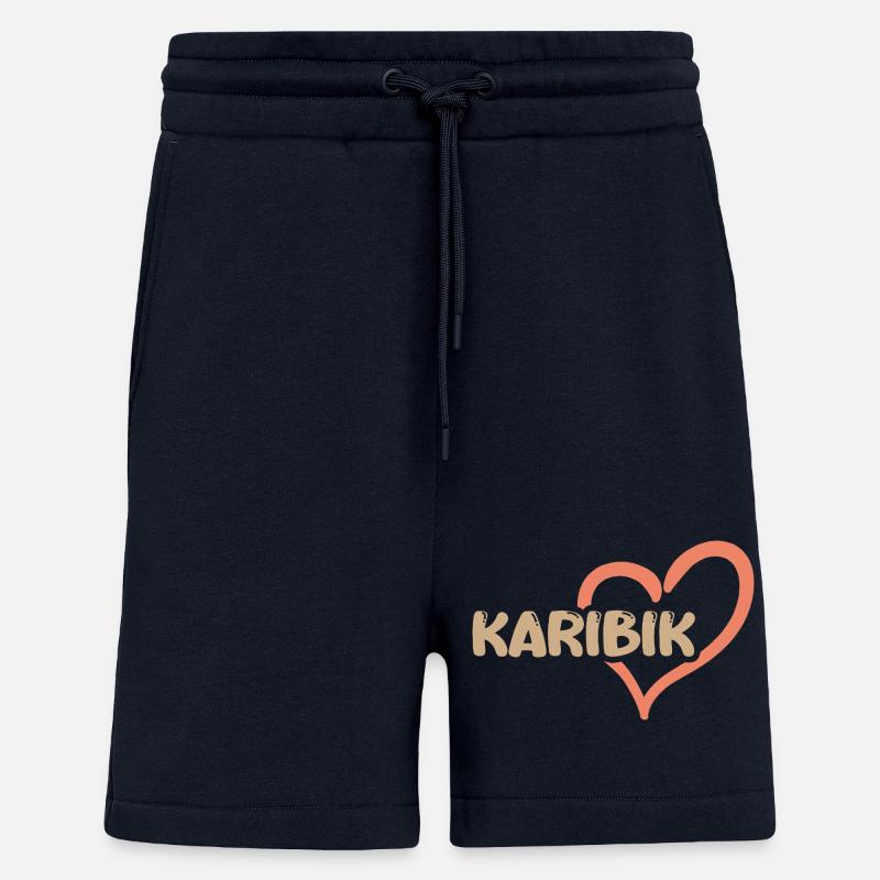 Cadeau pour les Caraïbes - Short bio décontracté fabriqué en UE - DARK NAVY