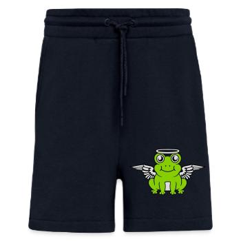 Halo Wings Grenouille Ange - Short bio décontracté fabriqué en UE - DARK NAVY - Devant