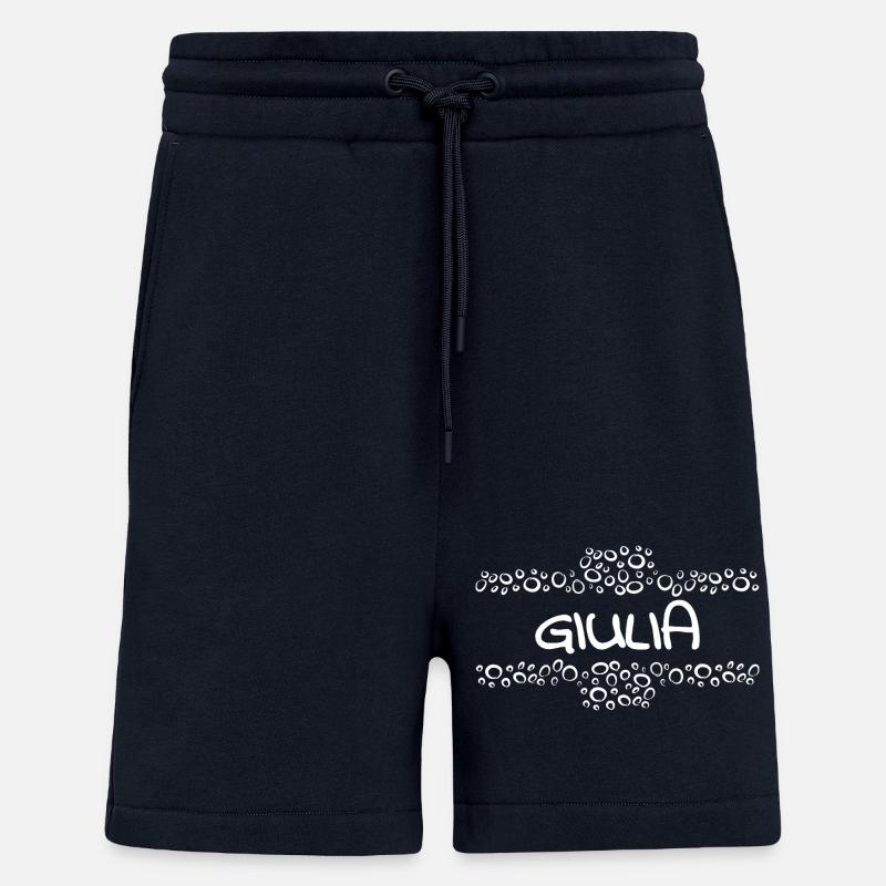 Prénom Giulia - Short bio décontracté fabriqué en UE - DARK NAVY