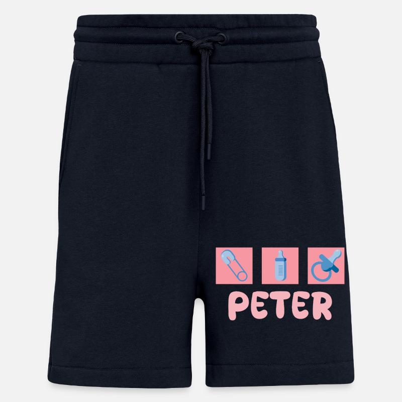 Cadeau pour Peter - Short bio décontracté fabriqué en UE - DARK NAVY