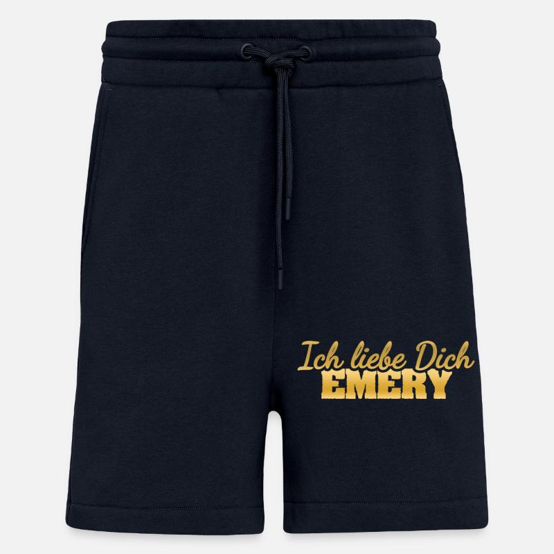 Émeri - Short bio décontracté fabriqué en UE - DARK NAVY