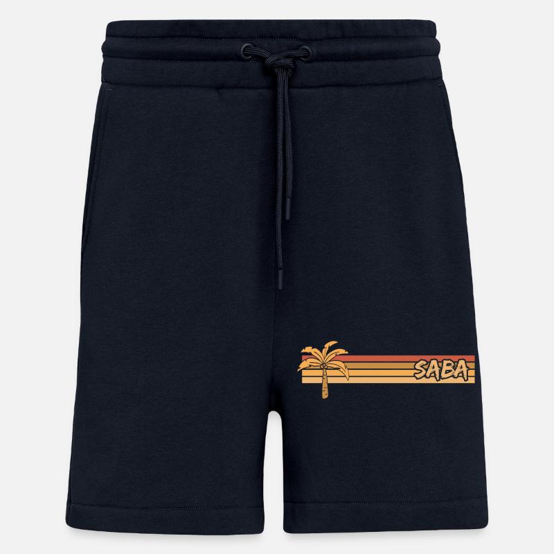 Urlaub Saba - Shorts - made by SPREAD - DARK NAVY