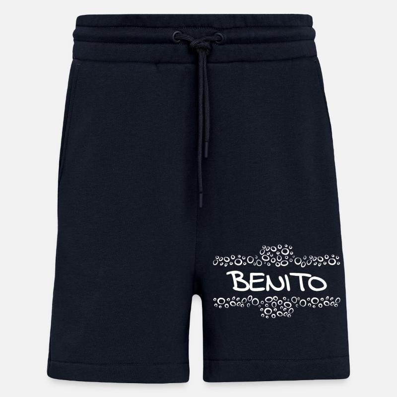 First name Benito - Shorts - made by SPREAD - DARK NAVY