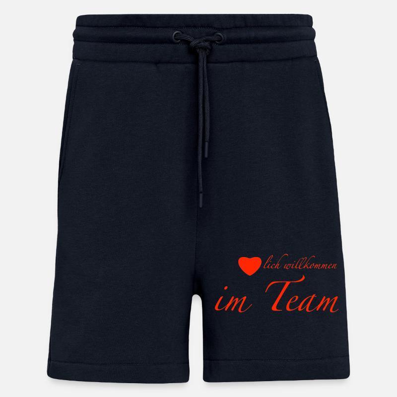 herzlich willkommen - Shorts - made by SPREAD - DARK NAVY