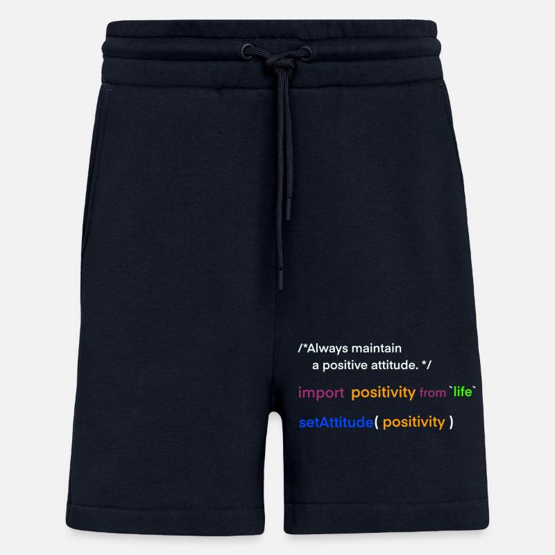 code your life - Shorts - made by SPREAD - DARK NAVY