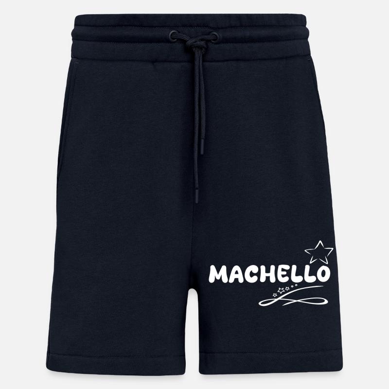 Cadeau Machello - Short bio décontracté fabriqué en UE - DARK NAVY
