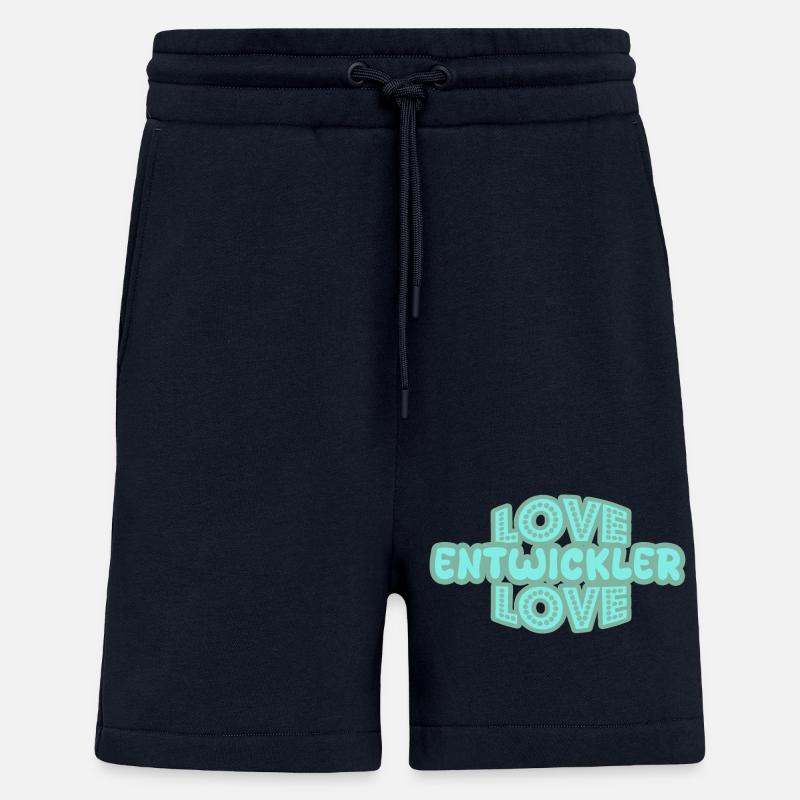 Les développeurs comme un dicton - Short bio décontracté fabriqué en UE - DARK NAVY
