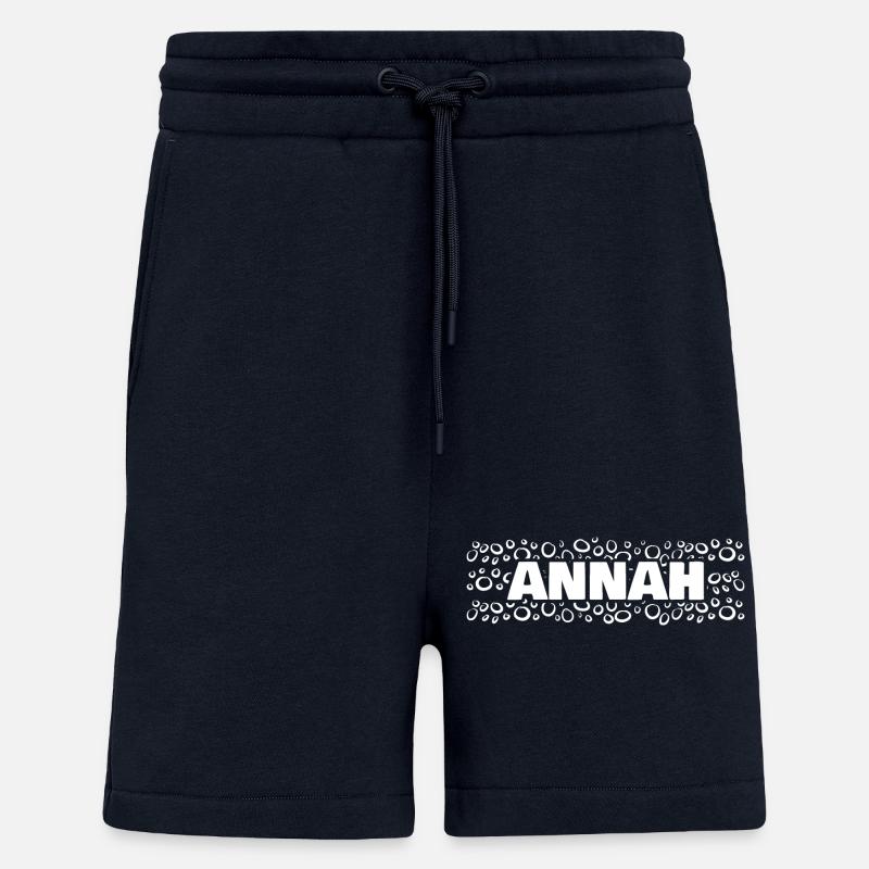 Annah comme prénom - Short bio décontracté fabriqué en UE - DARK NAVY
