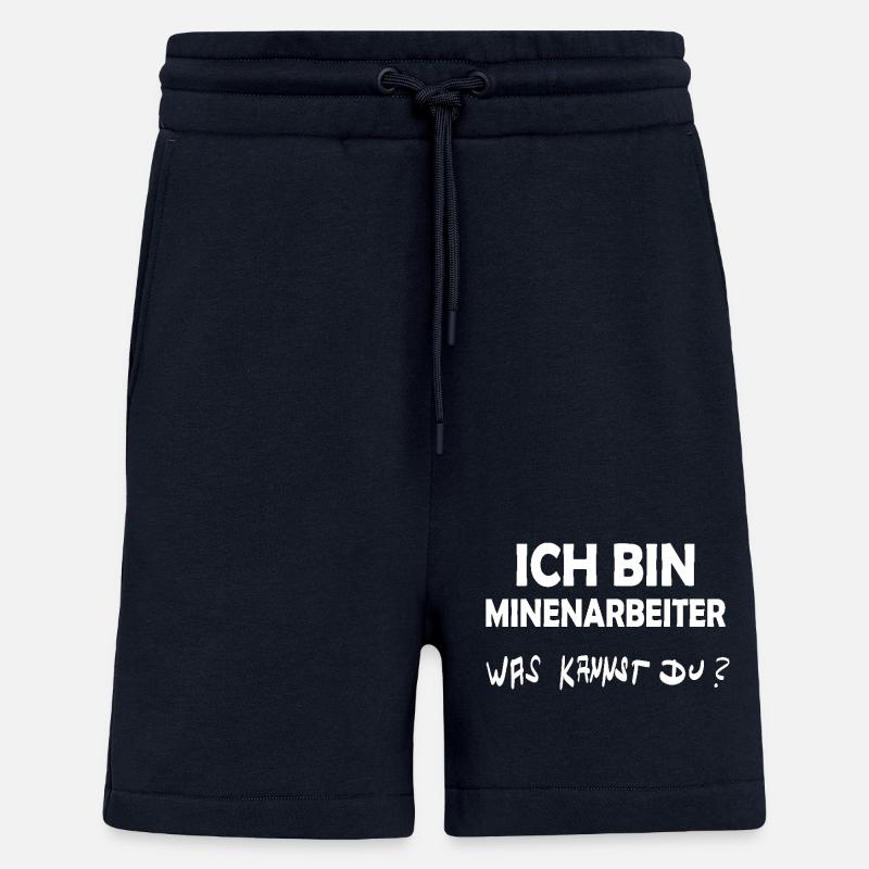 Occupation: Miner - Shorts - made by SPREAD - DARK NAVY
