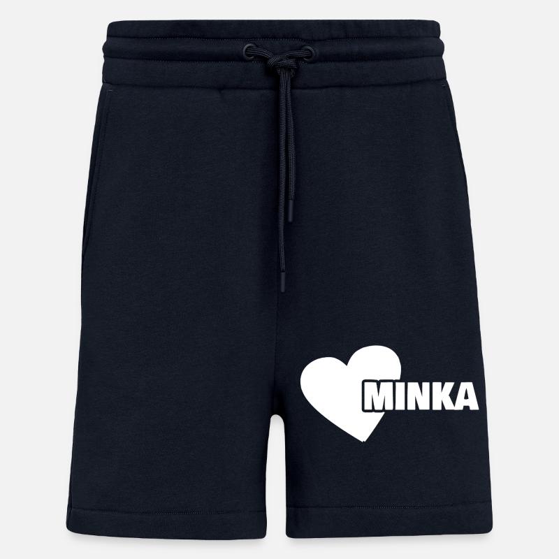 Cadeau pour Minka - Short bio décontracté fabriqué en UE - DARK NAVY