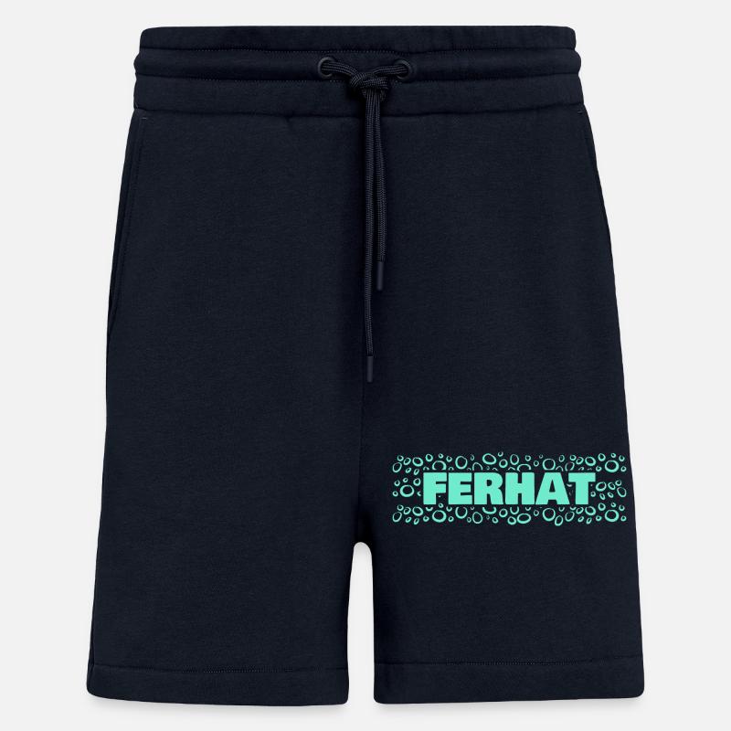 Cadeau pour Ferhat - Short bio décontracté fabriqué en UE - DARK NAVY