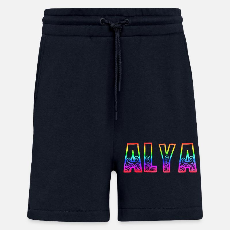 alya rs regenbogen - Shorts - made by SPREAD - DARK NAVY