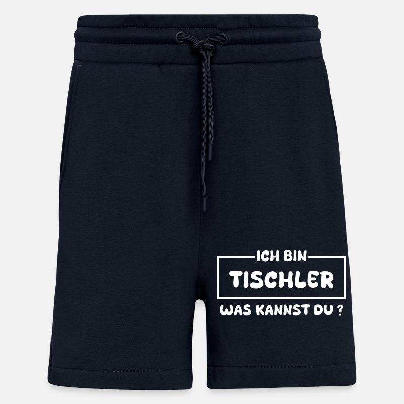 Profession : Charpentier - Short bio décontracté fabriqué en UE - DARK NAVY