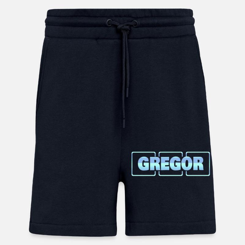 Cadeau pour Gregor - Short bio décontracté fabriqué en UE - DARK NAVY