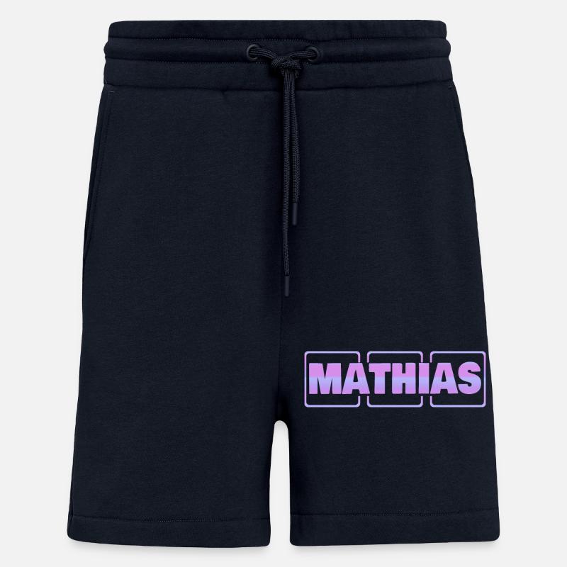 Grossesse Mathias - Short bio décontracté fabriqué en UE - DARK NAVY