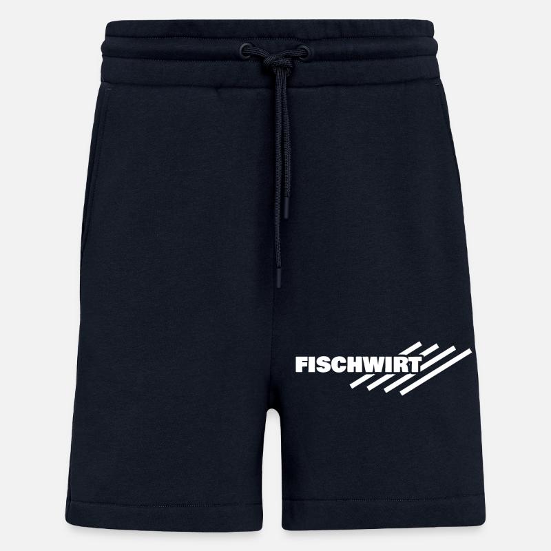 Fischwirt als Arbeitsplatz - Shorts - made by SPREAD - DARK NAVY