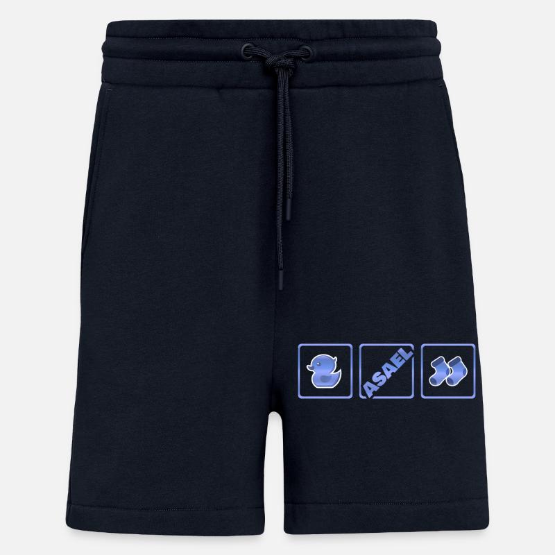 Asaël comme naissance - Short bio décontracté fabriqué en UE - DARK NAVY