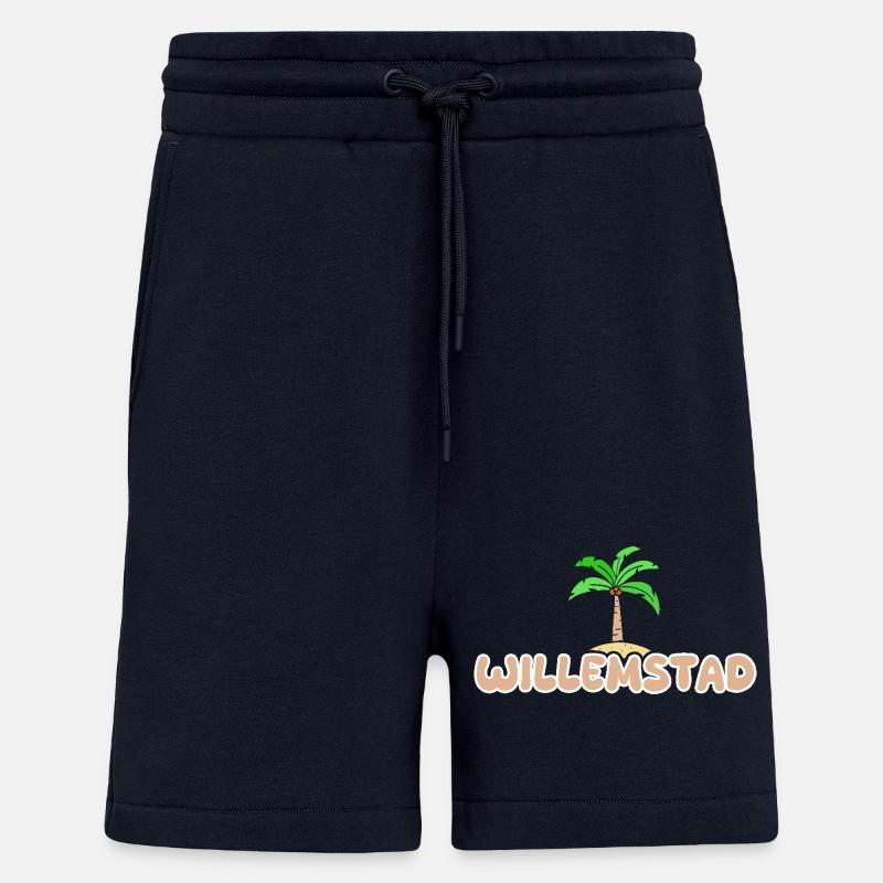 Willemstad Willemstad - Short bio décontracté fabriqué en UE - DARK NAVY
