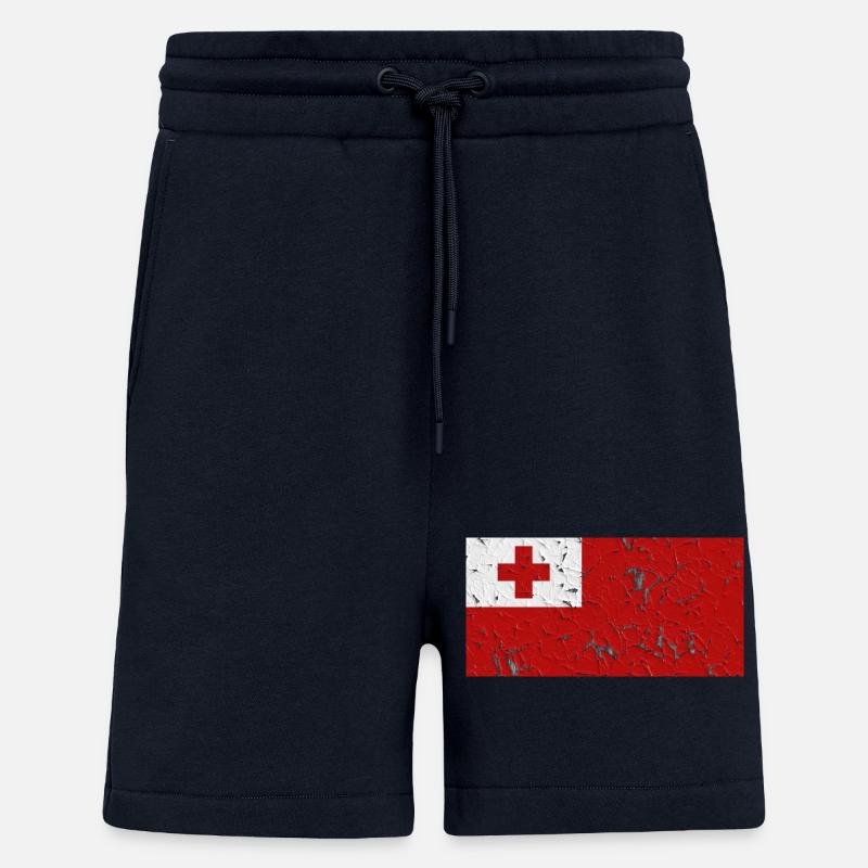 Cadeau pour les Tonga - Short bio décontracté fabriqué en UE - DARK NAVY