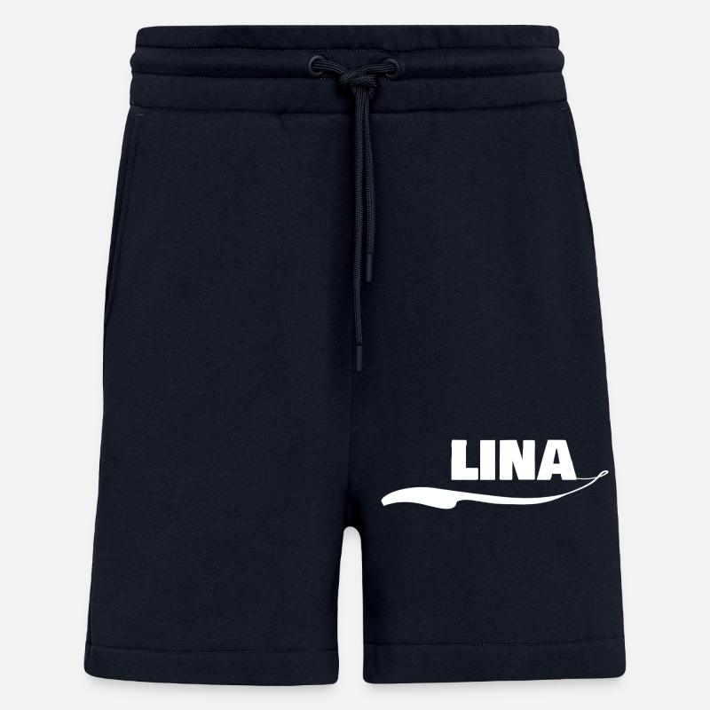 First name lina - Shorts - made by SPREAD - DARK NAVY