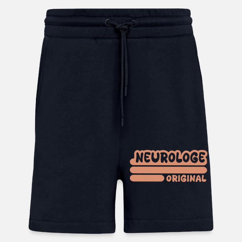 Neurologue - Short bio décontracté fabriqué en UE - DARK NAVY
