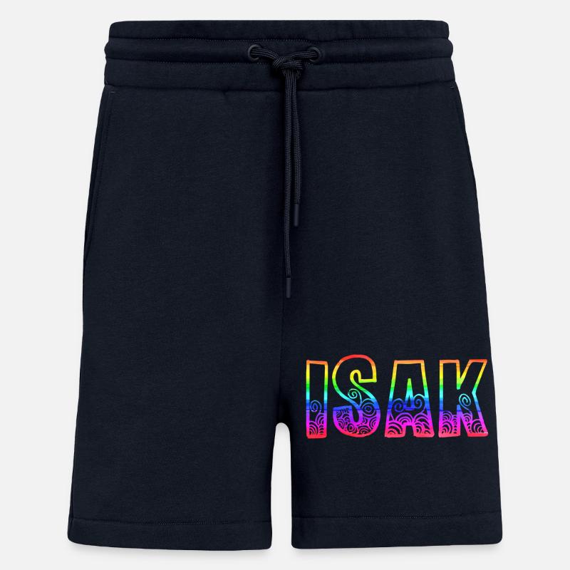 isak rs regenbogen - Shorts - made by SPREAD - DARK NAVY
