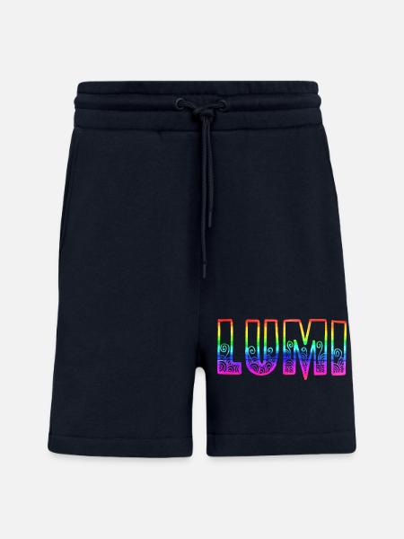 lumi rs regenbogen - Shorts - made by SPREAD - DARK NAVY