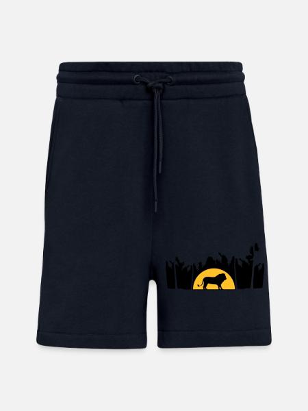 Jungle Male Lion - Shorts - made by SPREAD - DARK NAVY