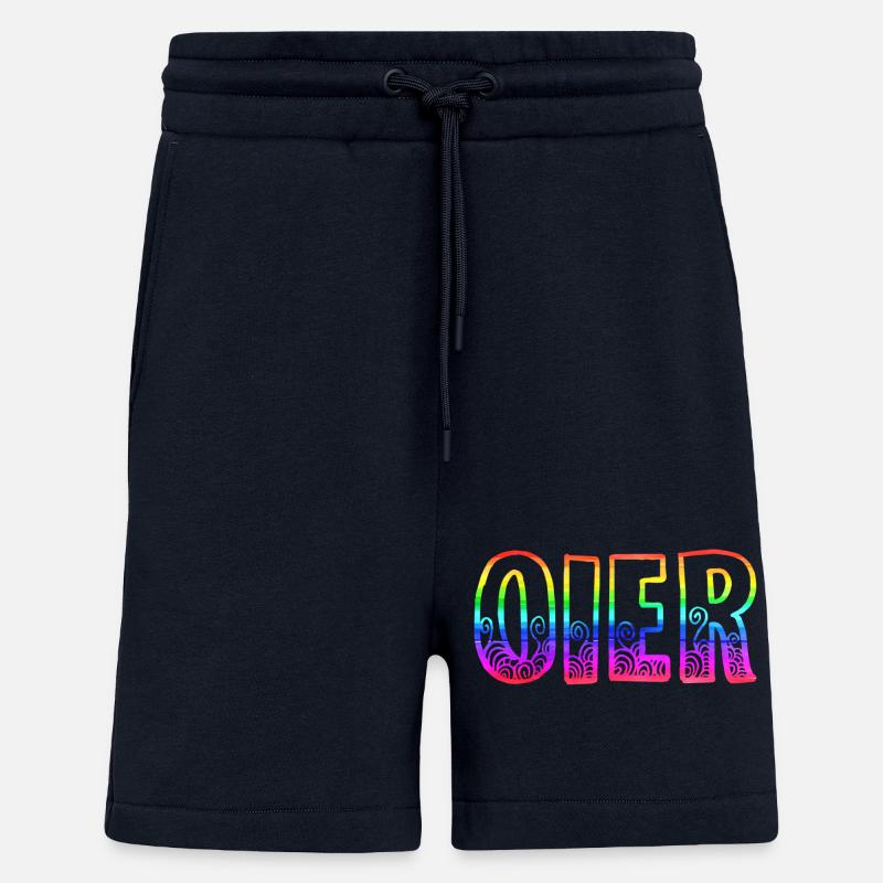 oier rs regenbogen - Shorts - made by SPREAD - DARK NAVY