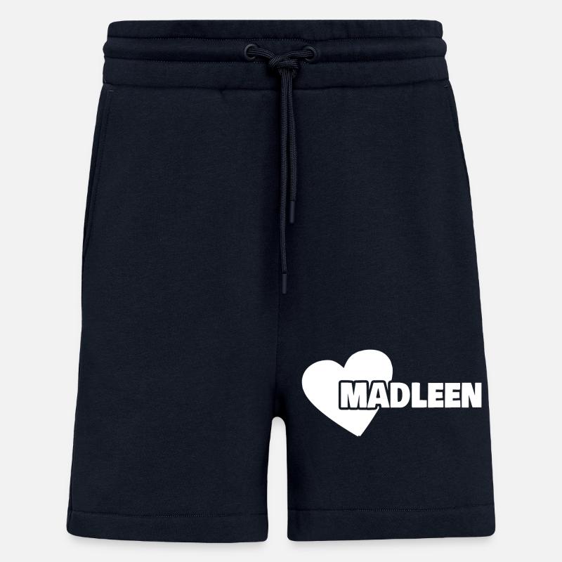 Madleen comme prénom - Short bio décontracté fabriqué en UE - DARK NAVY