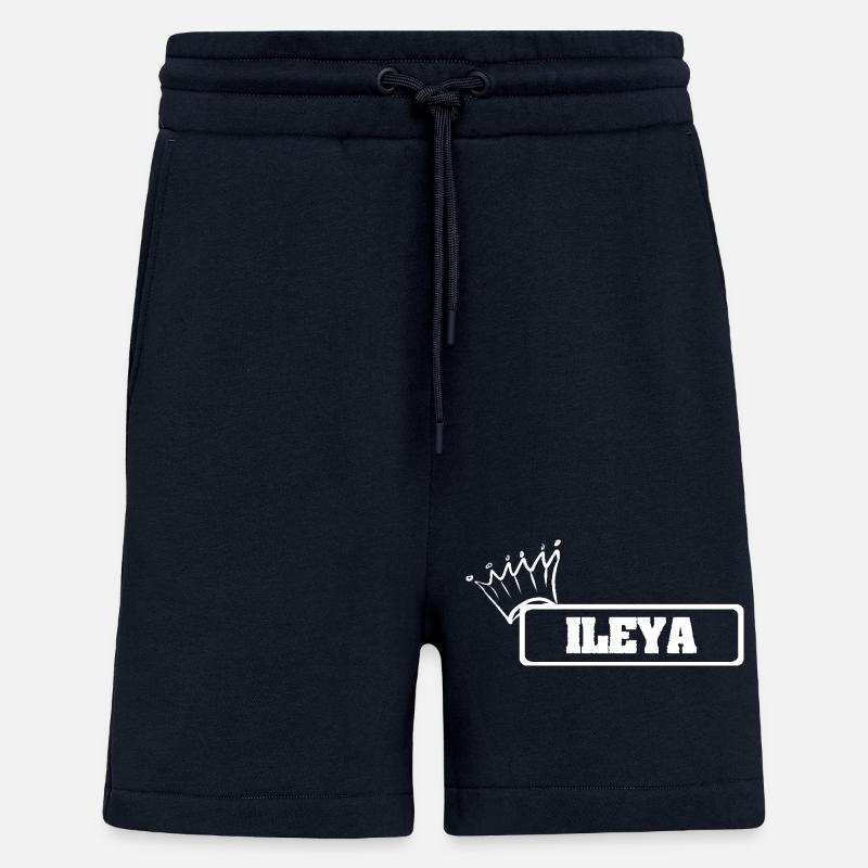 Ileya comme couronne - Short bio décontracté fabriqué en UE - DARK NAVY