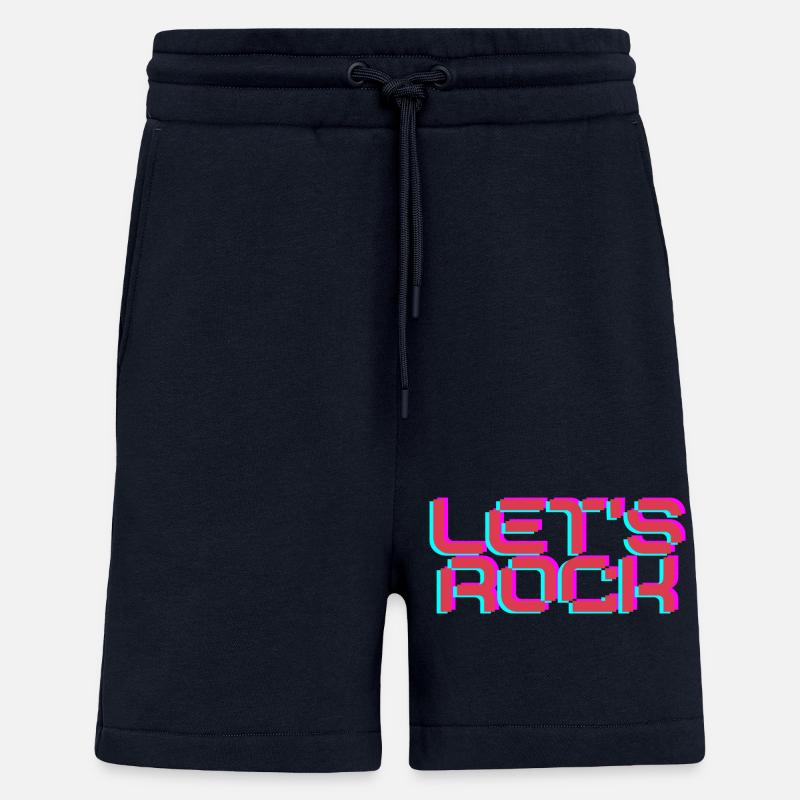 Faisons du rock - Short bio décontracté fabriqué en UE - DARK NAVY