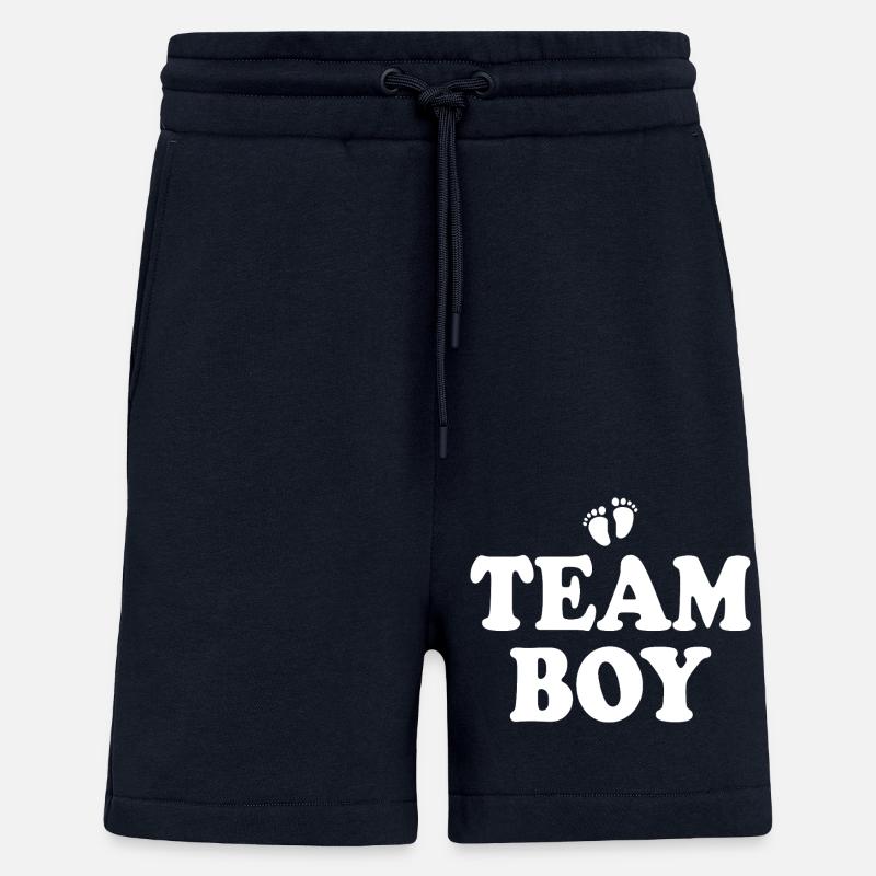 Team boy - Short bio décontracté fabriqué en UE - DARK NAVY