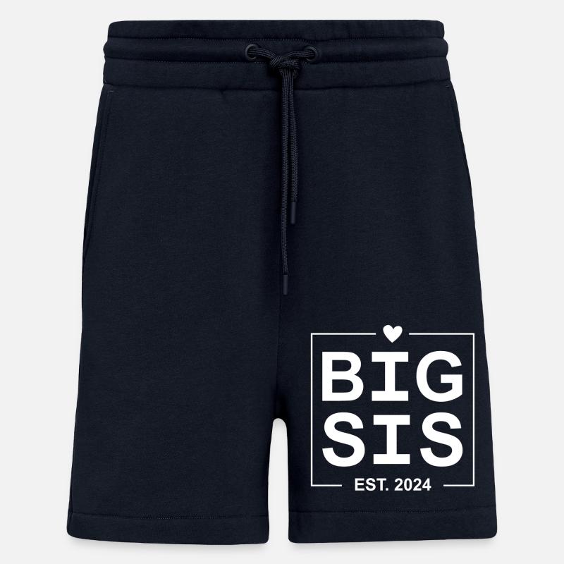 Grande Sœur Est 2024 - Short bio décontracté fabriqué en UE - DARK NAVY