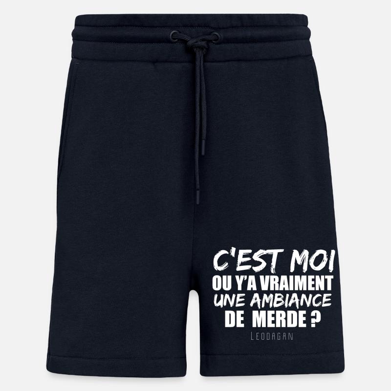 Leodagan Ambiance - Short bio décontracté fabriqué en UE - DARK NAVY