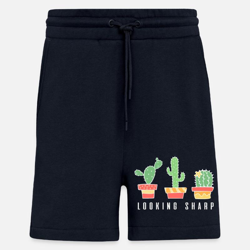 Looking Sharp Cactus - Shorts - made by SPREAD - DARK NAVY