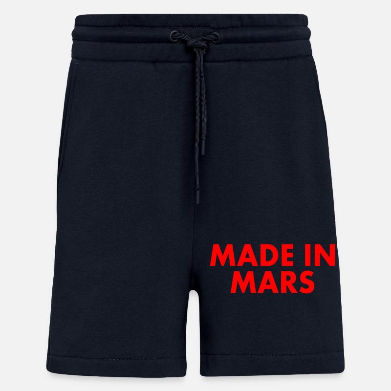 Made in mars - Short bio décontracté fabriqué en UE - DARK NAVY