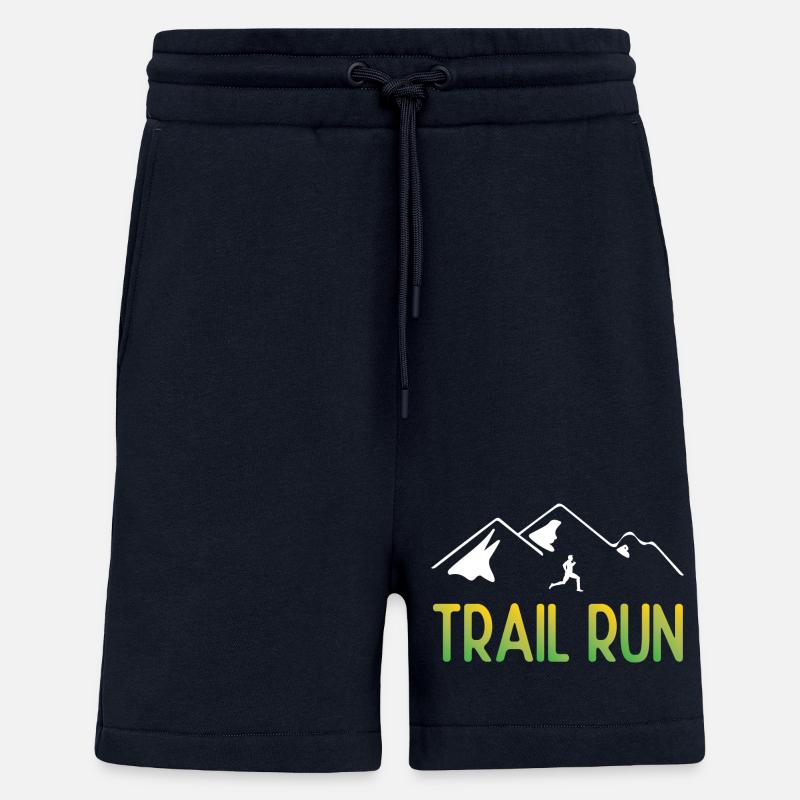 Course de sentier - Short bio décontracté fabriqué en UE - DARK NAVY