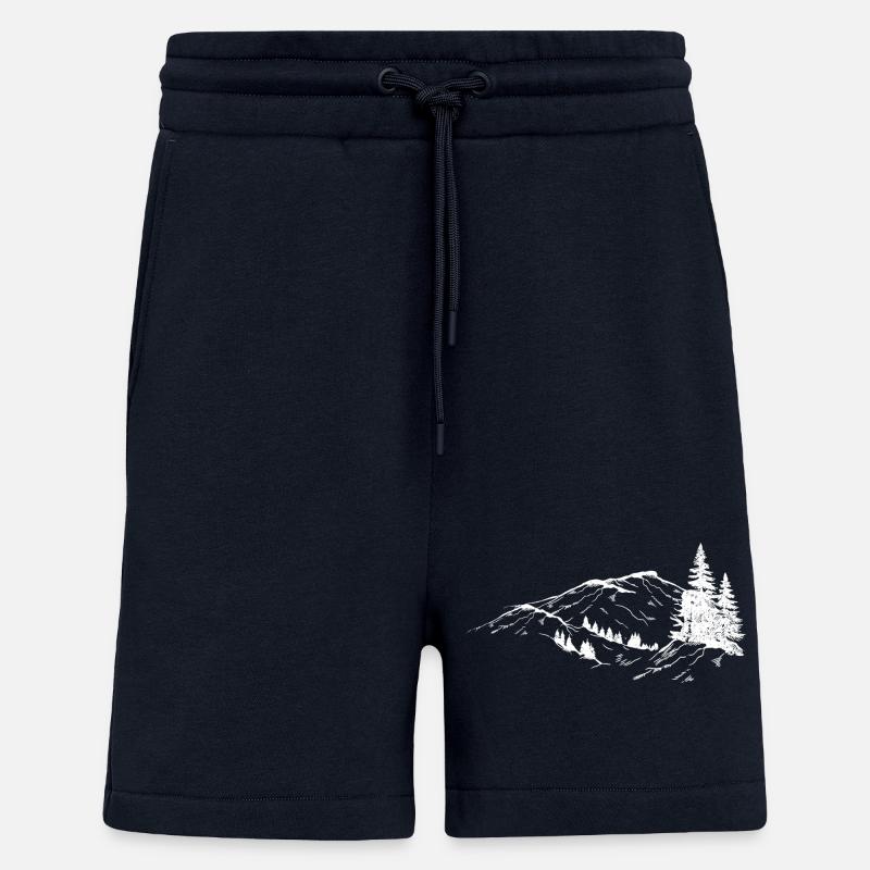 Alpine Silhouettenrücke - Shorts - made by SPREAD - DARK NAVY