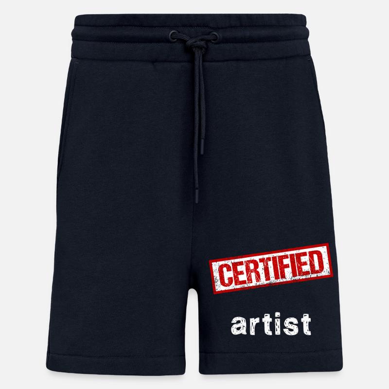 Artiste - Short bio décontracté fabriqué en UE - DARK NAVY