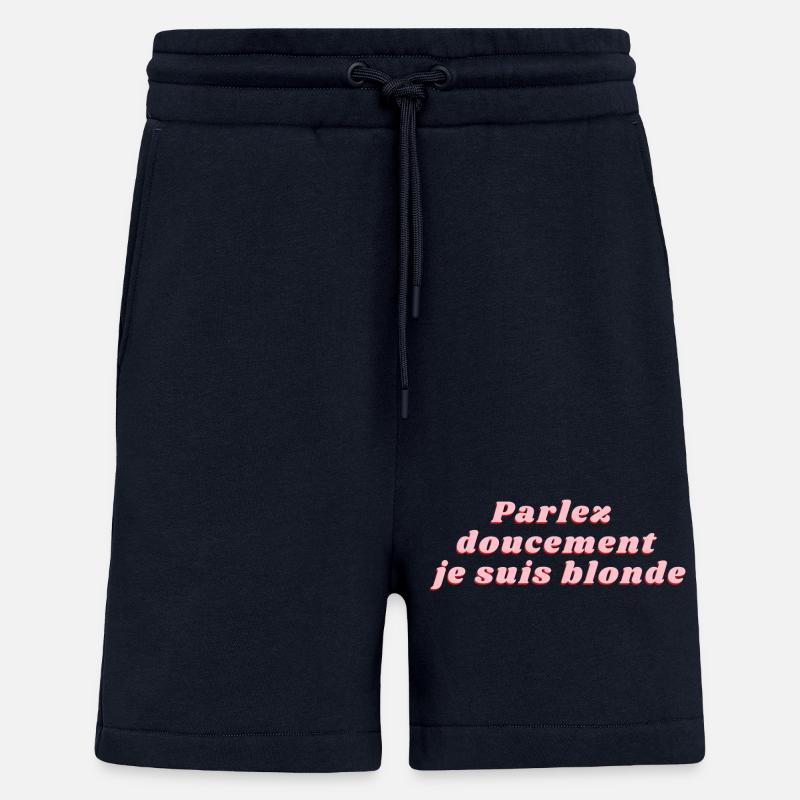 Sprich leise, ich bin blond - Shorts - made by SPREAD - DARK NAVY