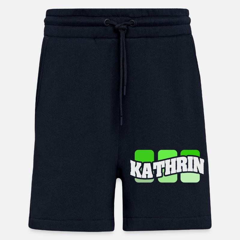 Nom Kathrin - Short bio décontracté fabriqué en UE - DARK NAVY