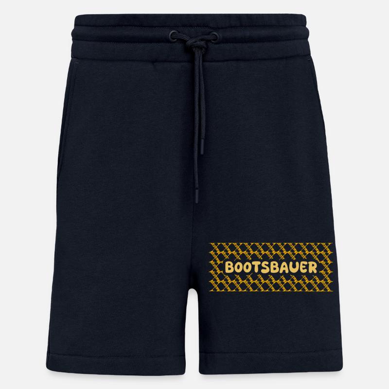 Chantier Constructeur de bateaux - Short bio décontracté fabriqué en UE - DARK NAVY