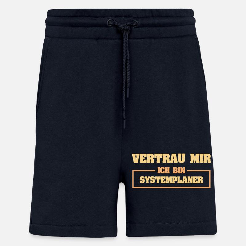 Funny System Planner - Shorts - made by SPREAD - DARK NAVY