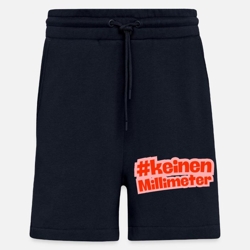 Aucun, pas un millimètre à droite - Short bio décontracté fabriqué en UE - DARK NAVY