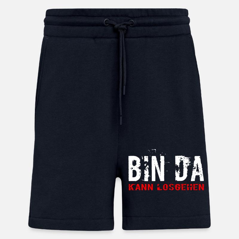 Bin Da Kann Losgehen - Shorts - made by SPREAD - DARK NAVY